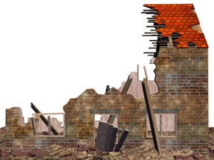 A house with problems which may be reason for a construction dispute, if notified timely.