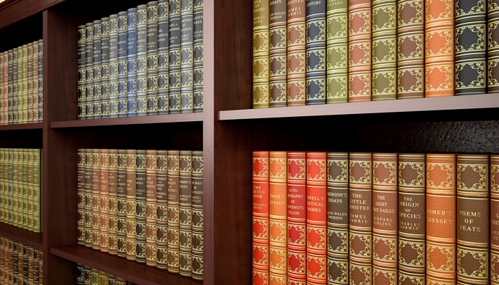 Many books which show the broad knowledge of the Gavel and Page construction lawyers.